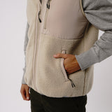 Omnitau Men's Burford Soft Feel Fleece Gilet - Cream