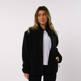 Omnitau Women's Burford Oversized Full Zip Fleece - Black