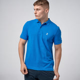 Omnitau Men's Prime Organic Cotton Short Sleeve Polo Shirt - Royal Blue