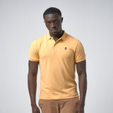 Omnitau Men's Drive Organic Cotton Polo Shirt - Yellow