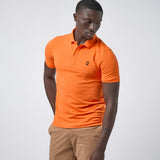 Omnitau Men's Drive Organic Cotton Avant Polo Shirt - Bright Orange