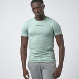 Omnitau Men's Pimlico Organic Cotton Crew Neck T-Shirt - Aloe Green