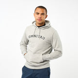 Omnitau Men's Varsity Organic Cotton Medium Fit Hoodie - Heather Grey