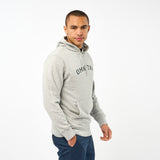 Omnitau Men's Varsity Organic Cotton Medium Fit Hoodie - Heather Grey