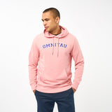 Omnitau Men's Varsity Organic Cotton Medium Fit Hoodie - Light Pink