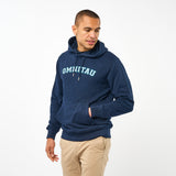 Omnitau Men's Varsity Organic Cotton Medium Fit Hoodie - Navy