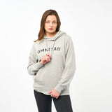 Omnitau Women's Varsity Organic Cotton Medium Fit Hoodie - Heather Grey