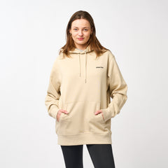 Omnitau Women's Muir Organic Cotton Medium Fit Hoodie - Dark Cream