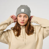 Omnitau Unisex Organic Cotton Esperance Beanie - Heather Grey