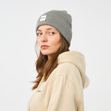 Omnitau Unisex Organic Cotton Esperance Beanie - Heather Grey