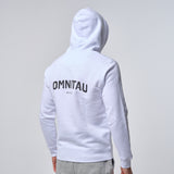 Omnitau Men's Drive Organic Cotton Sports Hoodie - White