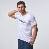 Omnitau Men's OmniX Organic Cotton Omni Crew Neck T-Shirt - White