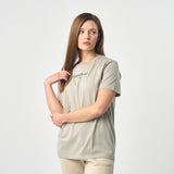 Omnitau Women's Soho Organic Cotton Crew Neck T-Shirt - Opal Grey