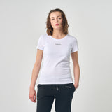 Omnitau Women's Winchester Organic Cotton Crew Neck T-Shirt - White