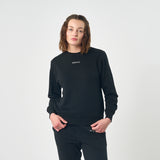 Omnitau Women's Ellyse Organic Cotton Medium Fit Sweatshirt - Black