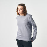 Omnitau Women's Prime Organic Cotton Crew Neck Sweatshirt - Light Grey