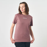Omnitau Women's Pimlico Organic Cotton Crew Neck T-Shirt - Dust Red