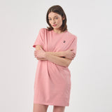 Omnitau Women's Organic Cotton T-Shirt Dress - Pink