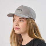 Omnitau Unisex Camber Organic Cotton Baseball Cap - Grey