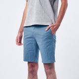 Omnitau Men's Prepster Organic Cotton Chino Shorts - Bleached Blue