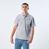Omnitau Men's Cobham Organic Cotton Polo Shirt - Bleached Grey