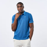 Omnitau Men's Cobham Organic Cotton Polo Shirt - Mid Blue