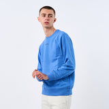 Omnitau Men's Ellyse Organic Cotton Medium Fit Sweatshirt - Blue