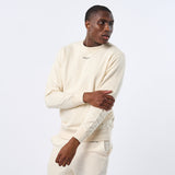 Omnitau Men's Ellyse Organic Cotton Medium Fit Sweatshirt - Cream