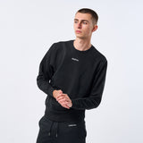 Omnitau Men's Ellyse Organic Cotton Medium Fit Sweatshirt - Black