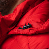 Omnitau Men's Hybrid Recycled Padded Hood Jacket - Red
