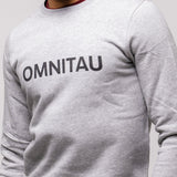 Omnitau Men's OmniX Organic Cotton Crew Neck Omni Sweatshirt - Heather Grey