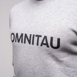 Omnitau Men's OmniX Organic Cotton Crew Neck Omni Sweatshirt - Heather Grey