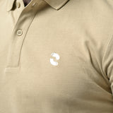 Omnitau Men's Pimlico Organic Cotton Long Sleeve Polo Shirt - Green
