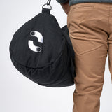 Omnitau Unisex Organic Cotton Soft Feel Duffle Gym Bag - Black