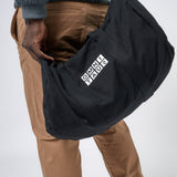 Omnitau Unisex Organic Cotton Soft Feel Duffle Gym Bag - Black