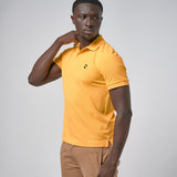 Omnitau Men's Pimlico Organic Cotton Short Sleeve Polo Shirt - Bright Yellow