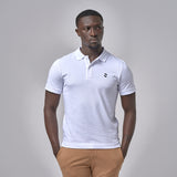 Omnitau Men's Hybrid Organic Cotton Polo Shirt - White