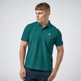 Omnitau Men's Drive Organic Cotton Polo Shirt - Bottle Green