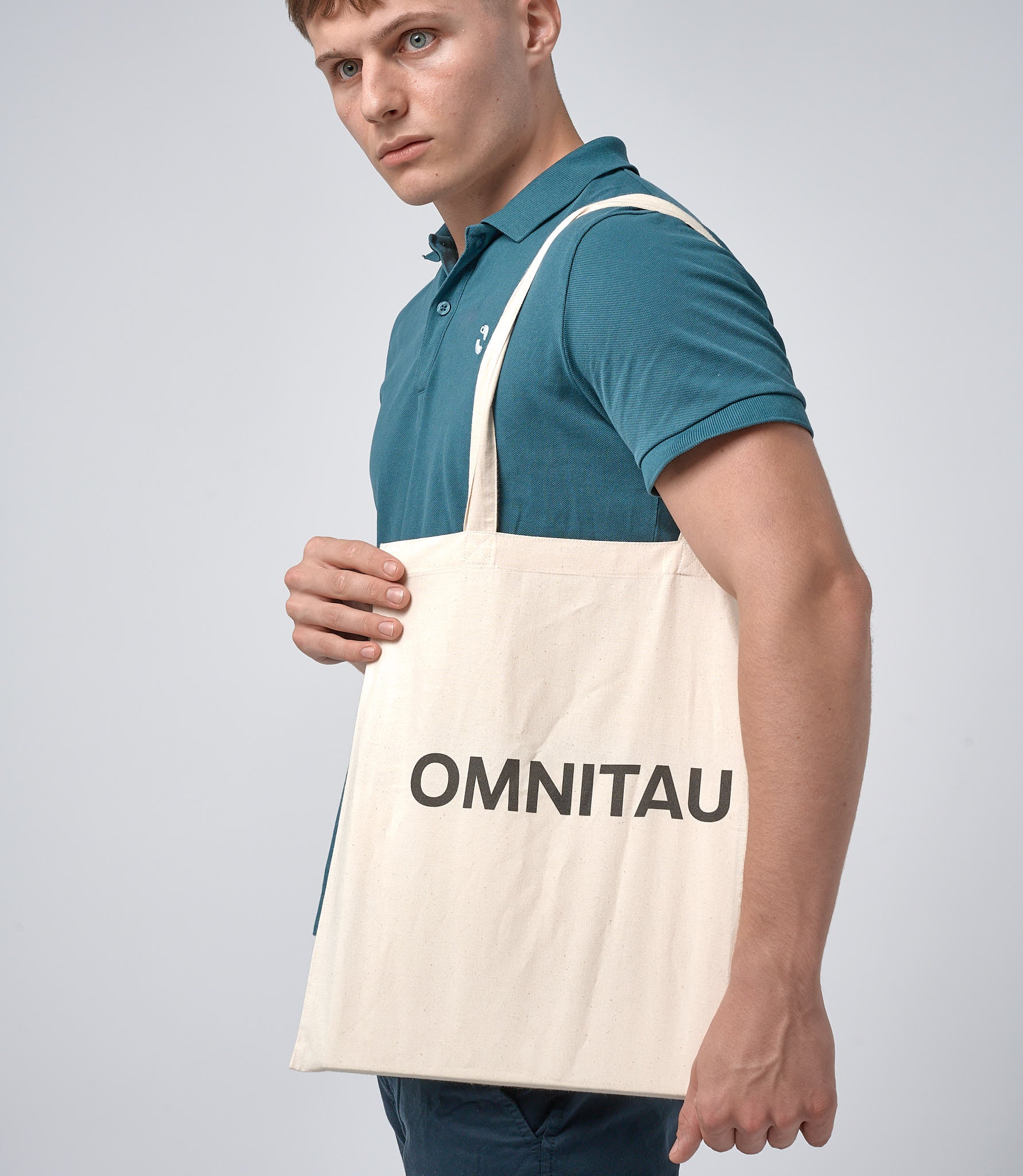 Omnitau Adult Unisex Organic Cotton Life Carrier Tote Bag - Cream