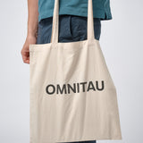 Omnitau Adult Unisex Organic Cotton Life Carrier Tote Bag - Cream
