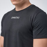 Omnitau Men's Pimlico Organic Cotton Crew Neck T-Shirt - Black
