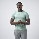 Omnitau Men's Pimlico Organic Cotton Crew Neck T-Shirt - Aloe Green