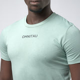 Omnitau Men's Pimlico Organic Cotton Crew Neck T-Shirt - Aloe Green