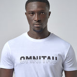 Omnitau Men's Drive Organic Cotton Balance Crew Neck T-Shirt - White