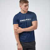 Omnitau Men's Drive Organic Cotton Balance Crew Neck T-Shirt - French Navy
