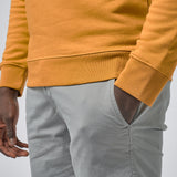 Omnitau Men's Prime Organic Cotton Crew Neck Sweatshirt -  Yellow