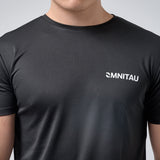 Omnitau Men's Omni Perform Recycled Tech T-Shirt - Black