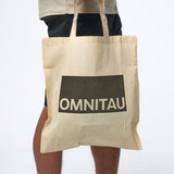 Omnitau Adult Unisex Organic Cotton Light Tote Bag - Cream