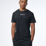 Omnitau Men's Soho Organic Cotton Crew Neck T-Shirt - Black