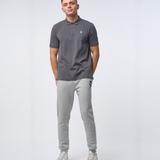 Omnitau Men's Classics Organic Cotton Jogger Sweat Pants - Heather Grey
